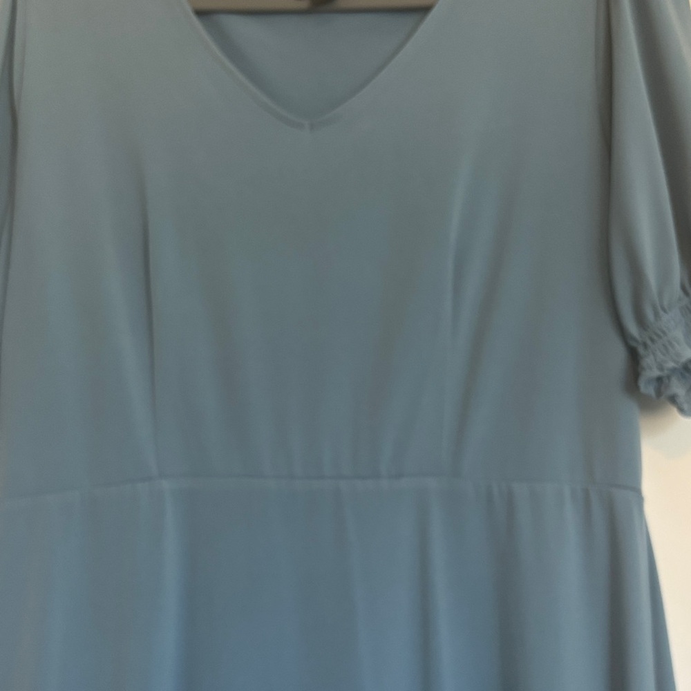 Ann Taylor Teal Midi Dress - Picture 3 of 5